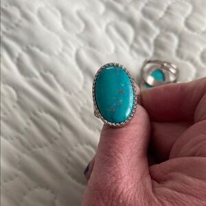 Turquoise Silver Women's Ring